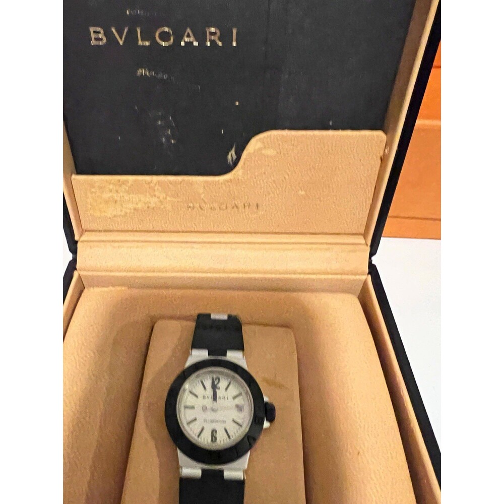 [NEAR MINT] Bvlgari Aluminium 29mm AL 29 TA Vintage Watch Full Set W/ COA